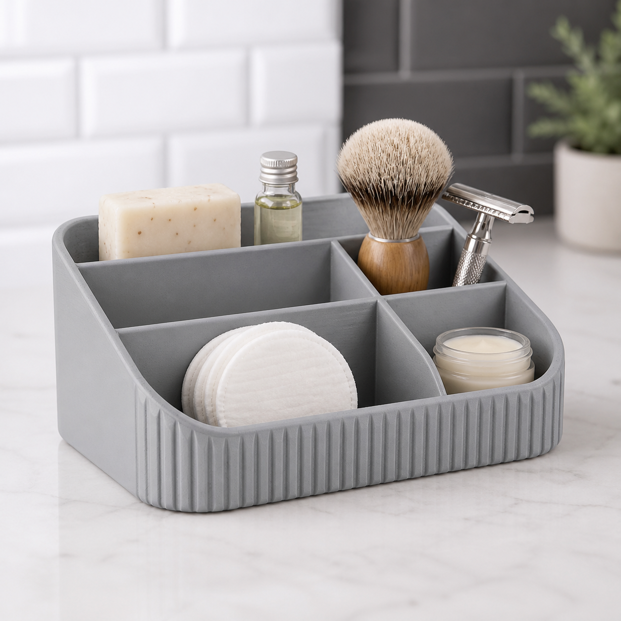 3D Printed Bathroom Countertop Organizer - Image 2