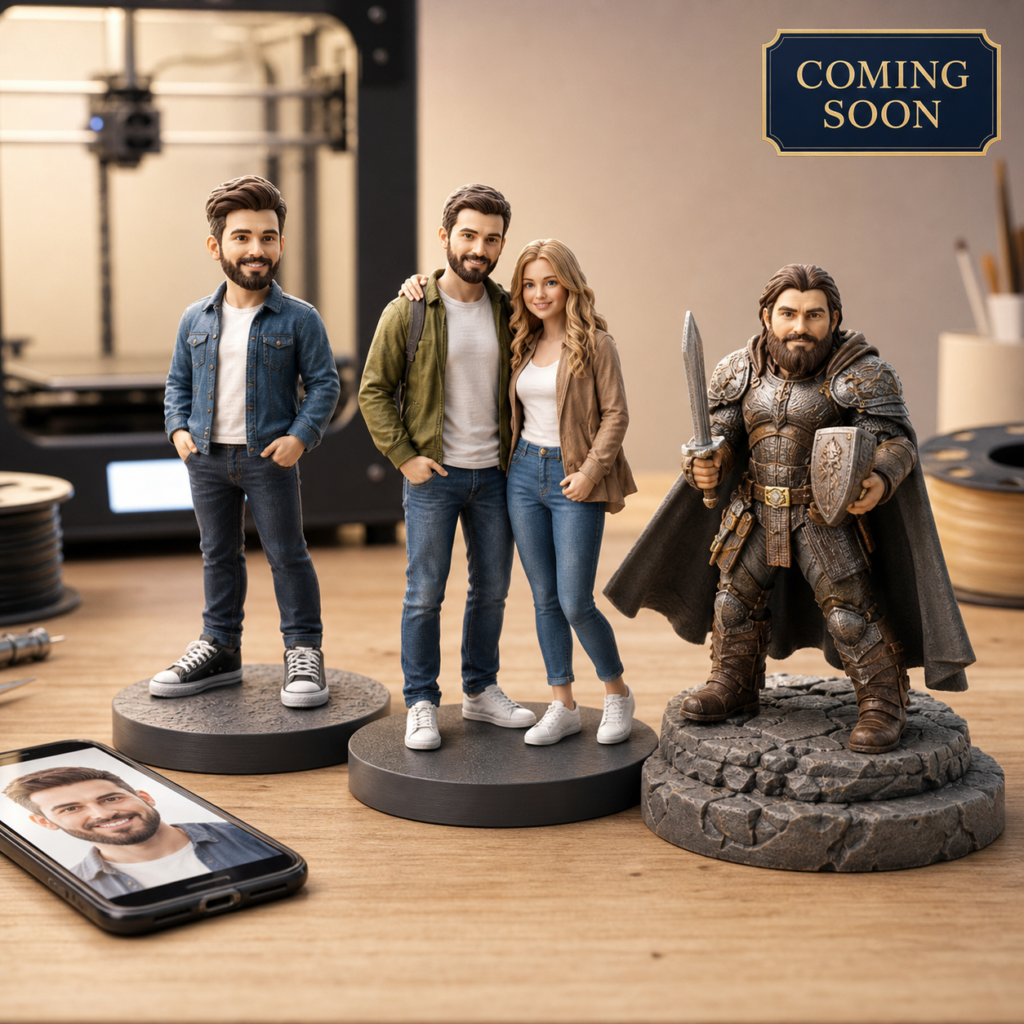 Custom 3D Figurine from Your Photo – Coming Soon