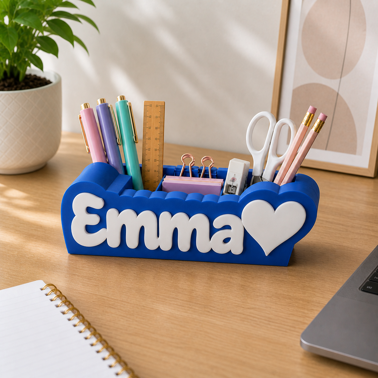 Personalised Name Desk Organizer – 3D Printed - Image 3