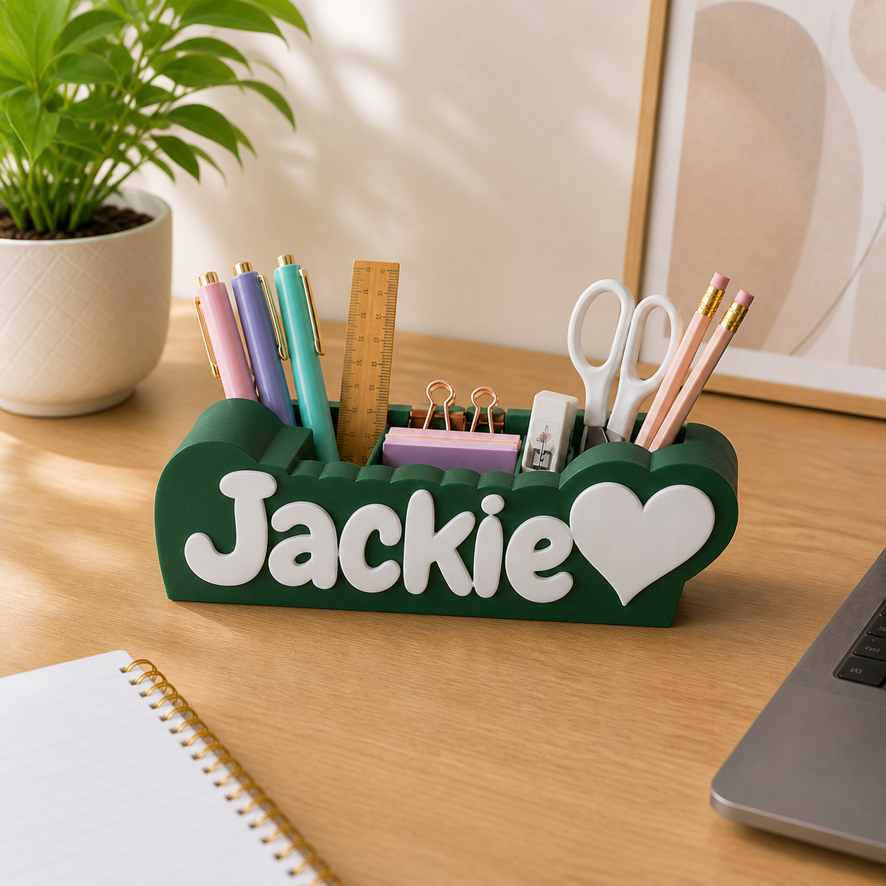 Personalised Name Desk Organizer – 3D Printed - Image 2
