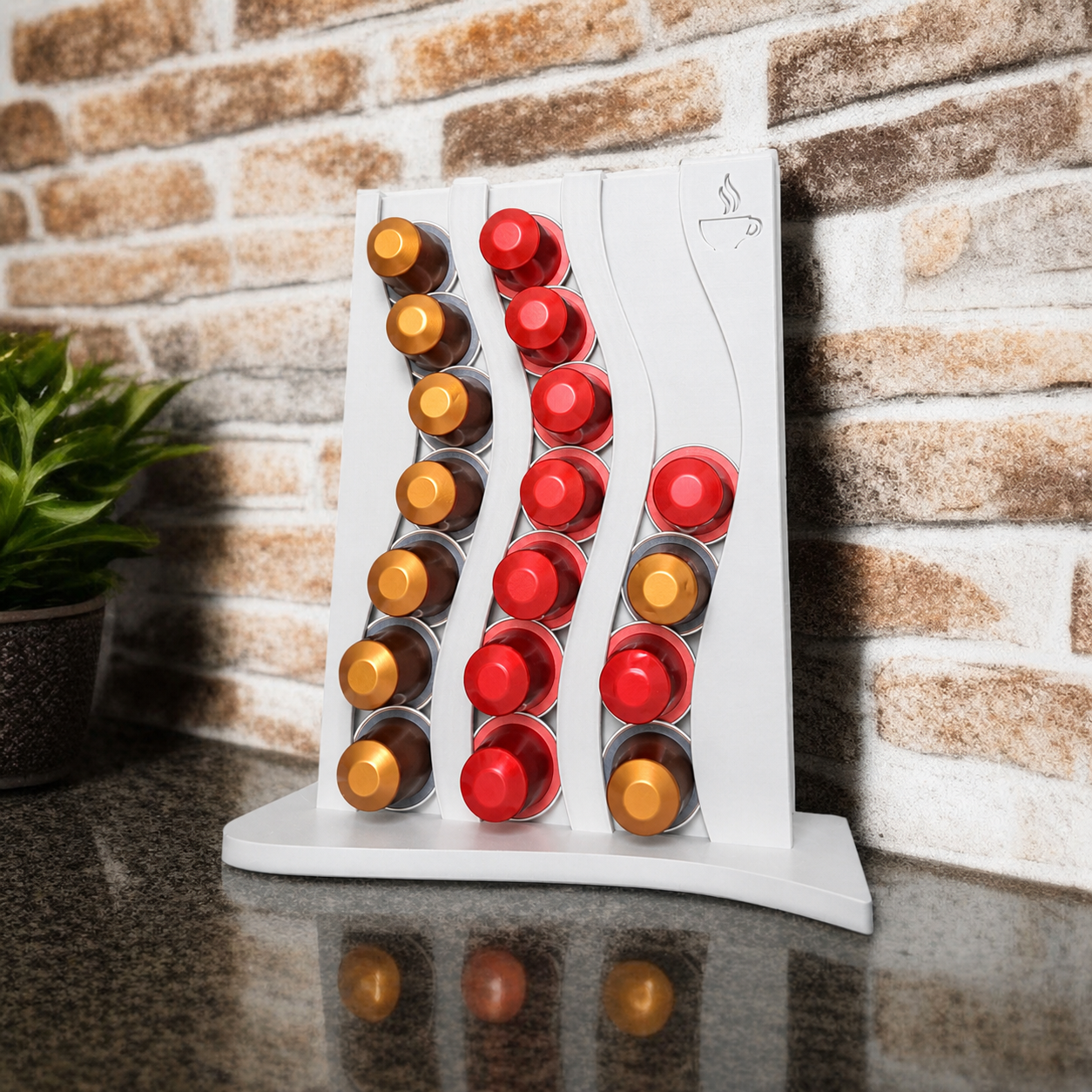 Vertical Coffee Capsule Holder – 3D Printed - Image 3