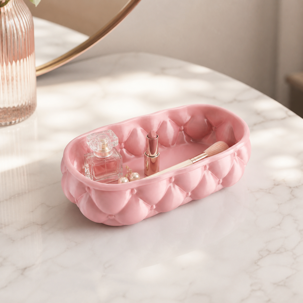 Tufted Vanity Organiser Dish – 3D Printed